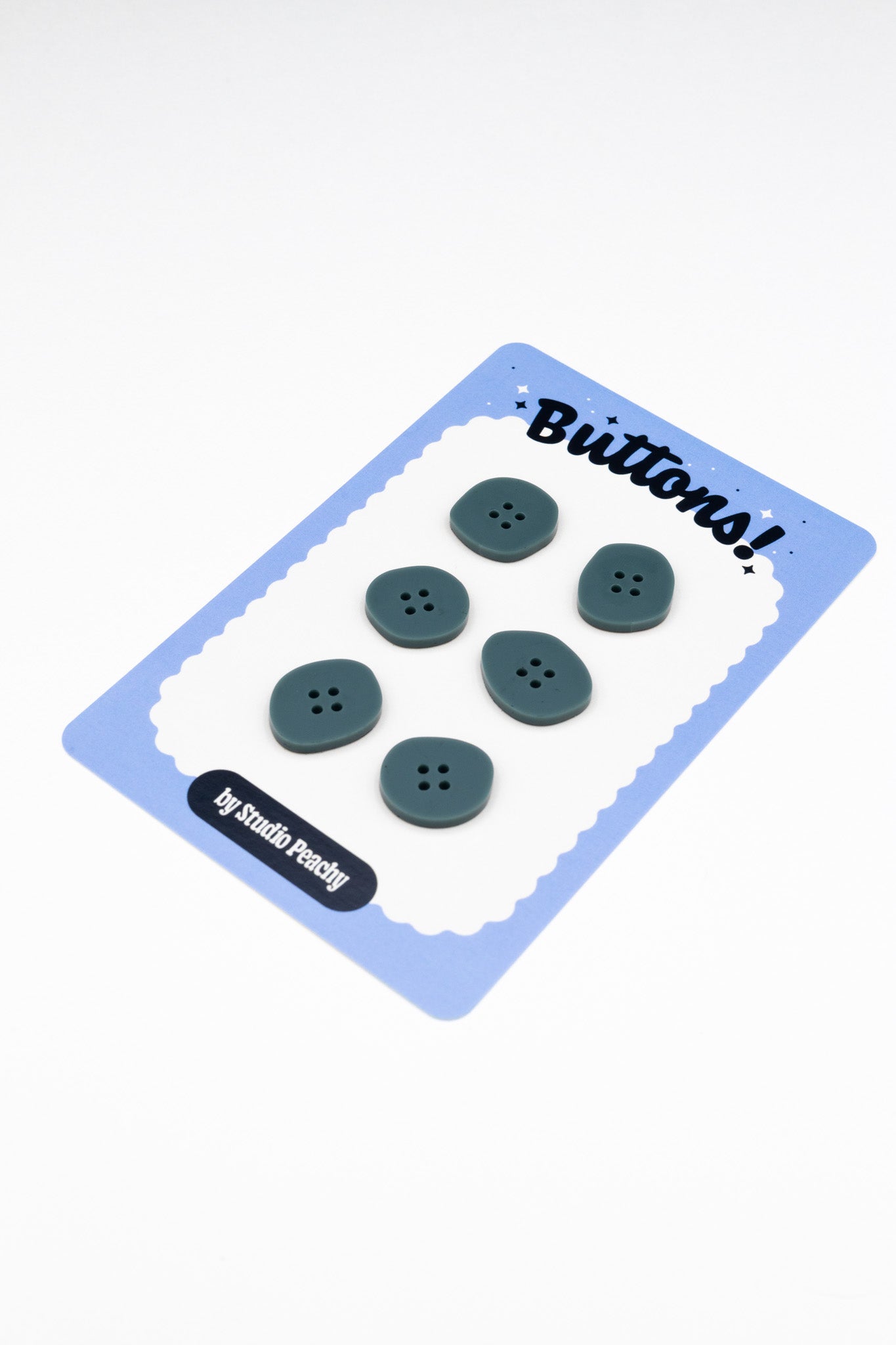 Moss - Organic pebble buttons - set of 6 (22~25mm)