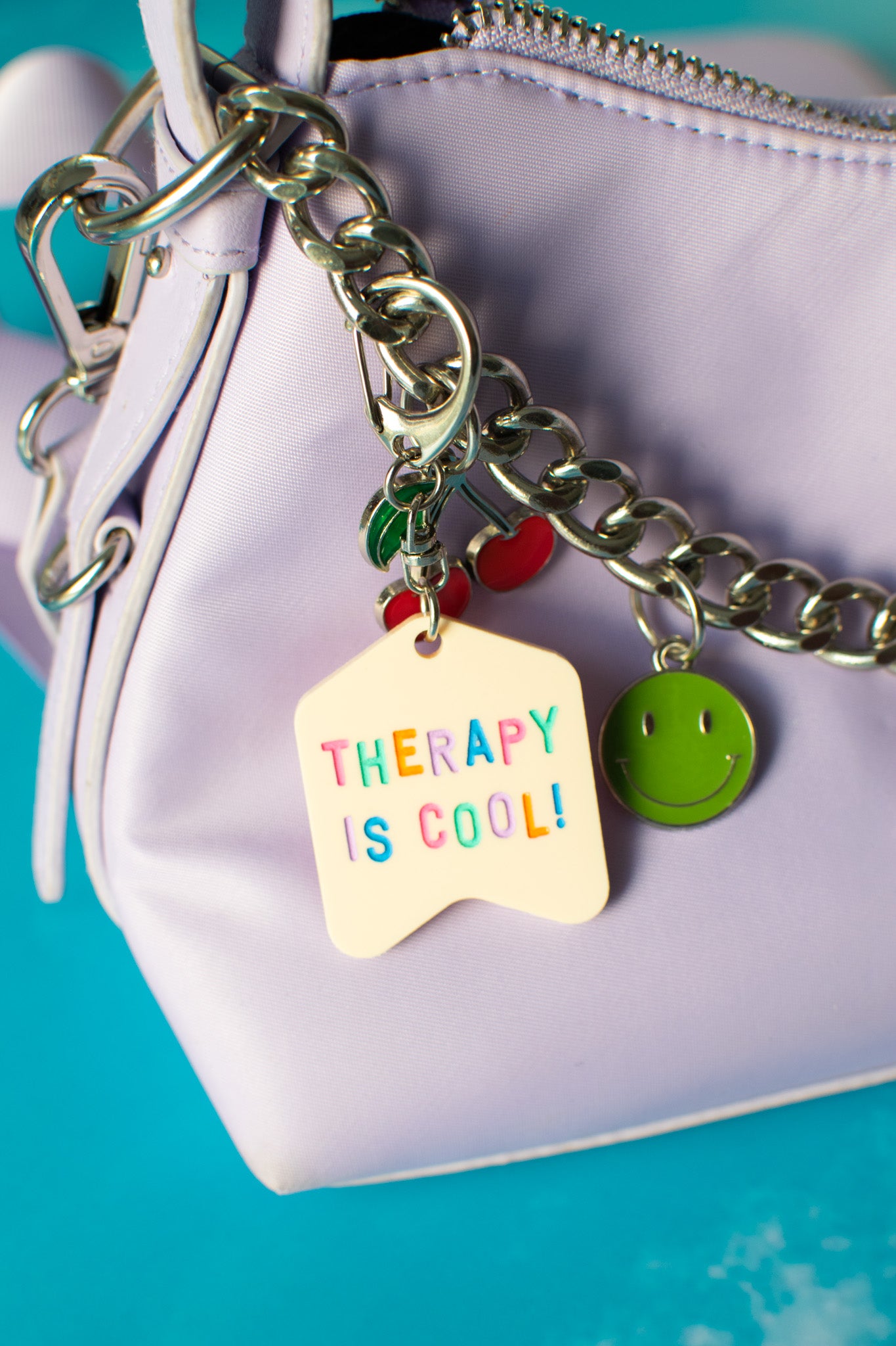 Therapy is cool! keychain